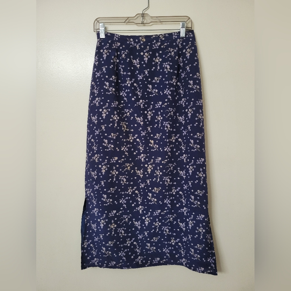 Vintage Y2K Bridgewater Floral Maxi Cottagecore Skirt